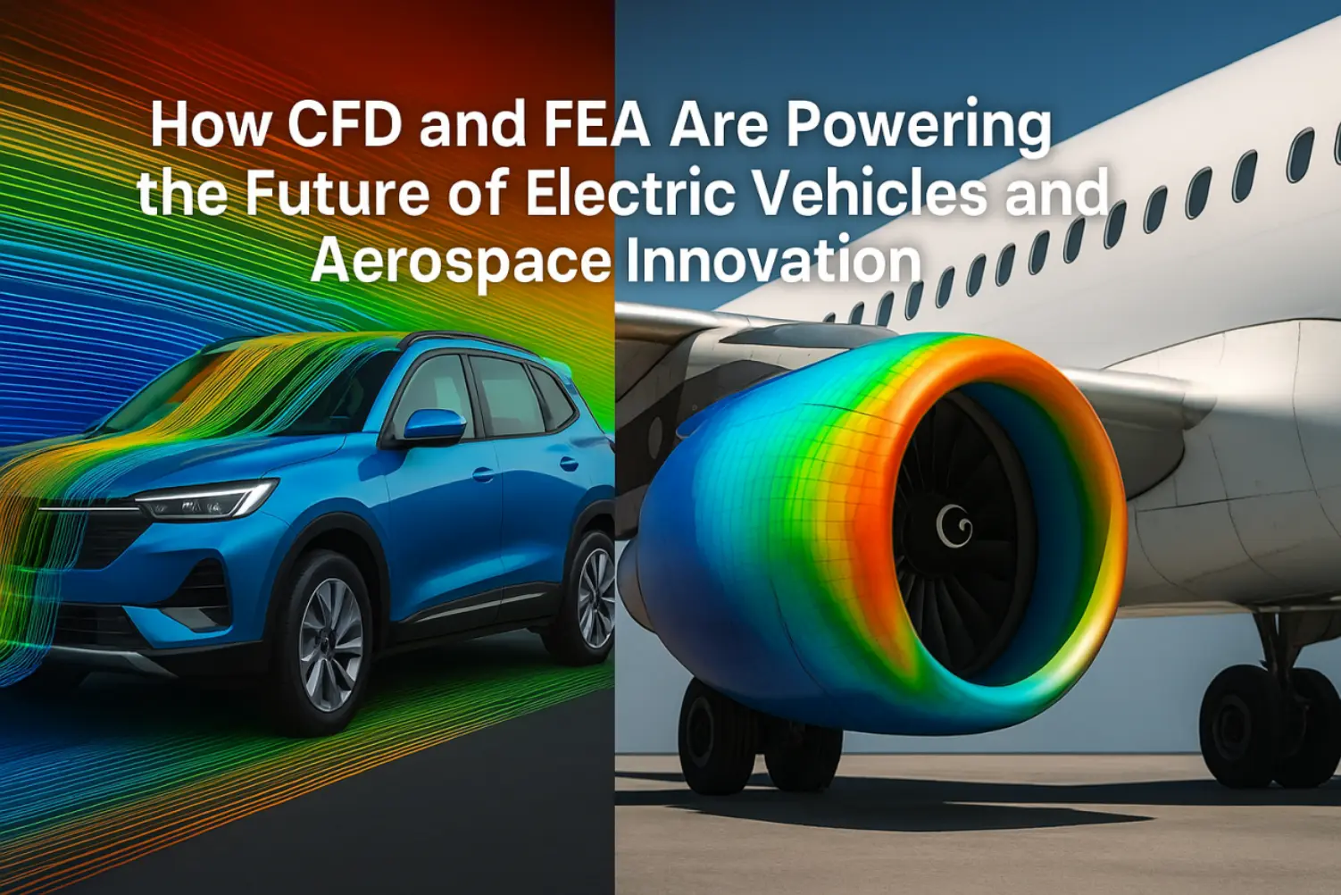 How CFD and FEA Are Powering the Future of Electric Vehicles and Aerospace Innovation